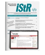 Cover iStR • Internationales Steuerrecht